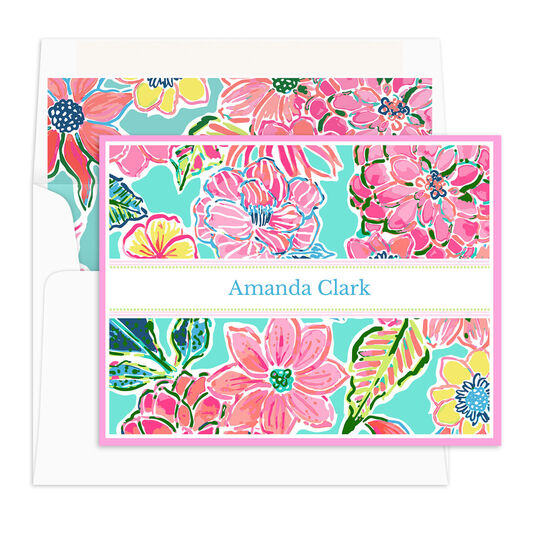 Country Garden Folded Note Cards